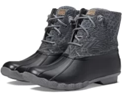 Sperry Saltwater Animal Print Suede