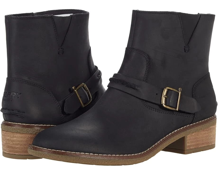 Sperry Seaport Storm Buckle Bootie Leather 1 Sperry Seaport Storm Buckle Bootie Leather