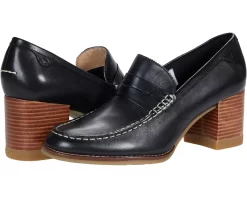 Sperry Seaport Penny Heel Leather