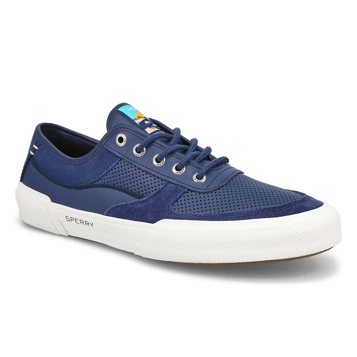 Sperry Men's Soletide U-Throat Sneaker - Navy 1 Sperry Men's Soletide U-Throat Sneaker - Navy
