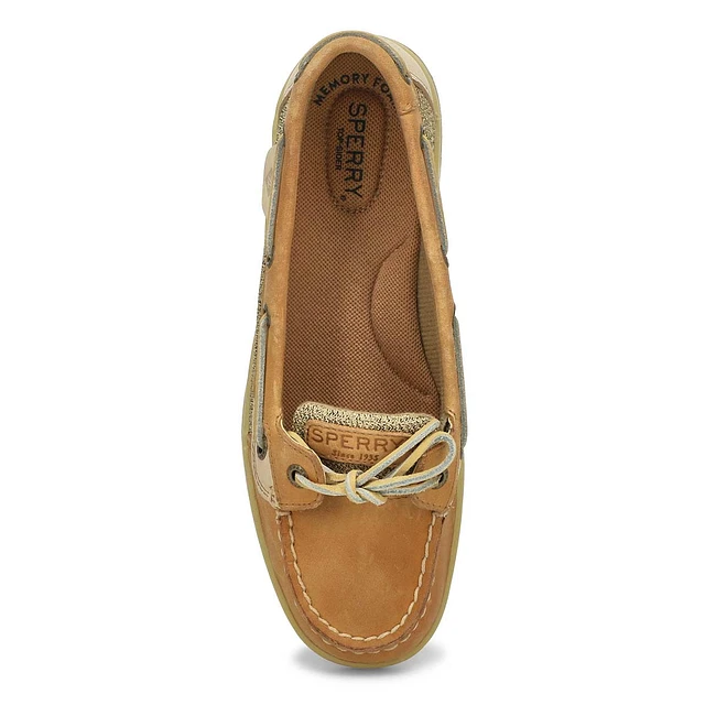 Sperry Womens Angelfish Boat Shoe - Linen Oat 2 Sperry Womens Angelfish Boat Shoe - Linen Oat - Image 2