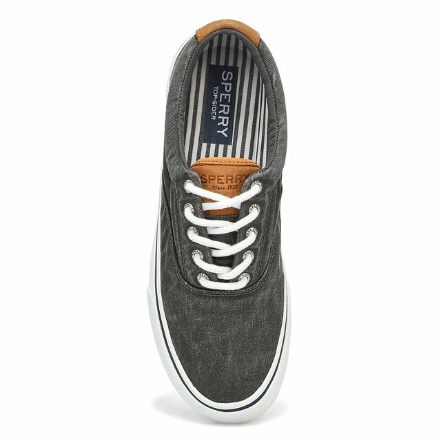 Sperry Mens Striper II CVO Sneaker - Salt Washed Black 2 Sperry Mens Striper II CVO Sneaker - Salt Washed Black - Image 2