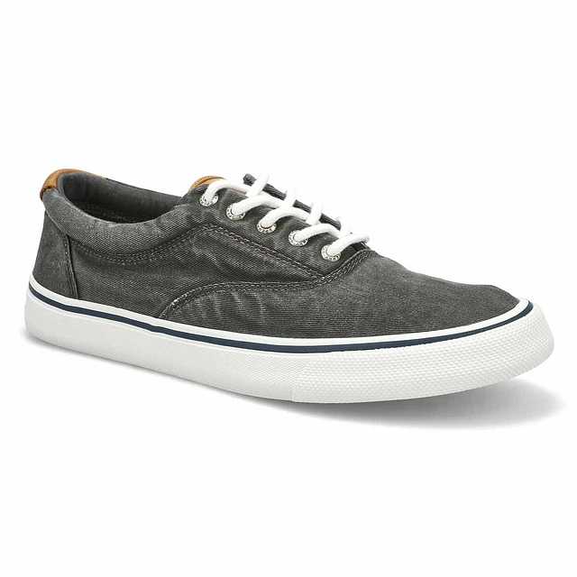 Sperry Mens Striper II CVO Sneaker - Salt Washed Black 1 Sperry Mens Striper II CVO Sneaker - Salt Washed Black