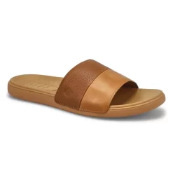 Sperry Mens Plushwave Dock Slide Sandal - Tan