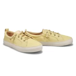Sperry Womens Crest Vibe Shimmer Sneaker - Yellow -Sperry https3A2F2Fwww.softmoc.com2FItems2Fimages2FSTS88481 XX4.jpg 640x