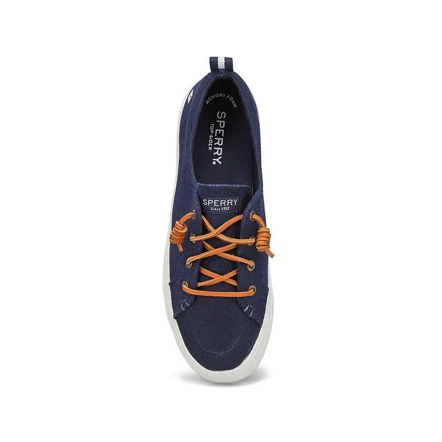 Sperry Womens Crest Vibe Linen Fashion Sneaker - Navy 2 Sperry Womens Crest Vibe Linen Fashion Sneaker - Navy - Image 2