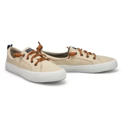 Sperry Womens Crest Vibe Linen Fashion Sneaker - Oat -Sperry https3A2F2Fwww.softmoc.com2FItems2Fimages2FSTS98644 XX4.jpg 640x